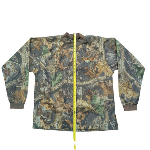 SCENT LOK Savanna Camo Long Sleeve Midweight Pullover Shirt L Advantage Timber - Picture 5 of 7
